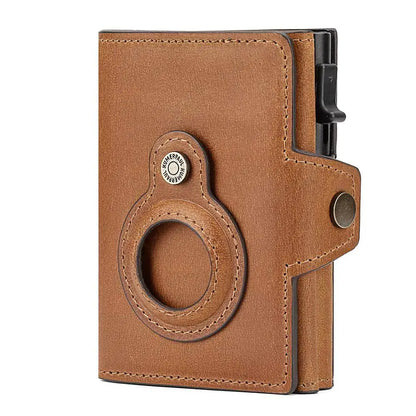 RFID Anti-Magnetic Automatic Cowhide Anti-Lost Wallet