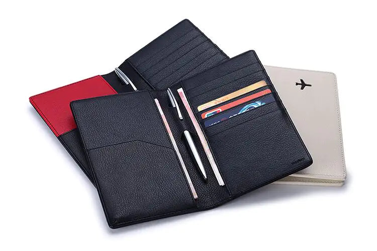 Genuine Leather Passport Holder and Multi-Function Case