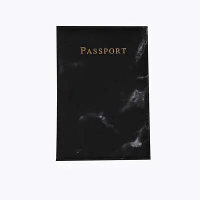 Leather Passport Holder Travel Document Case Protector