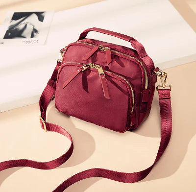 Waterproof Nylon Crossbody Bag, Oxford Shoulder Bag