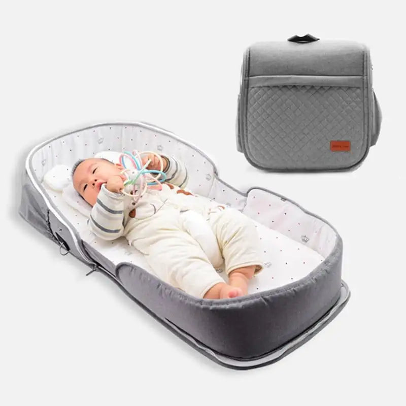 Foldable Portable Mobile Backpack for Newborn Crib