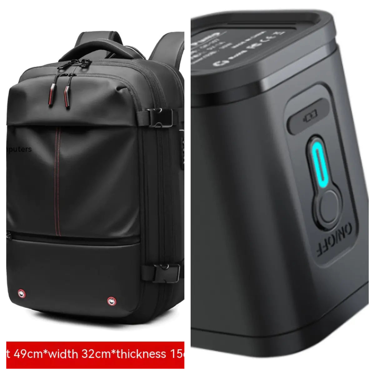 Business Travel Vacuum Compression Backpack