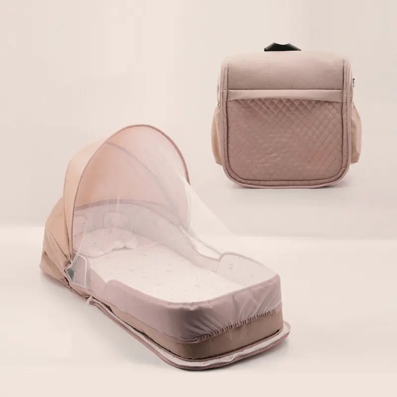 Foldable Portable Mobile Backpack for Newborn Crib