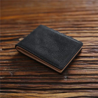 Handmade Retro Genuine Leather Multifunctional Wallet