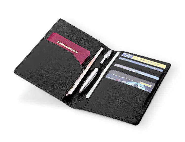 Genuine Leather Passport Holder and Multi-Function Case