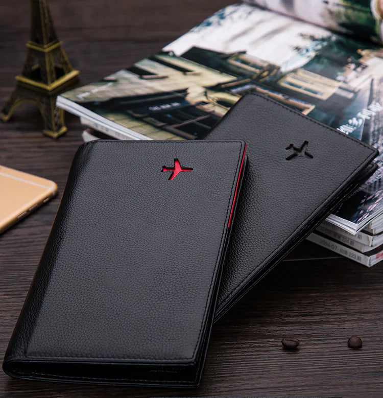 Genuine Leather Passport Holder and Multi-Function Case