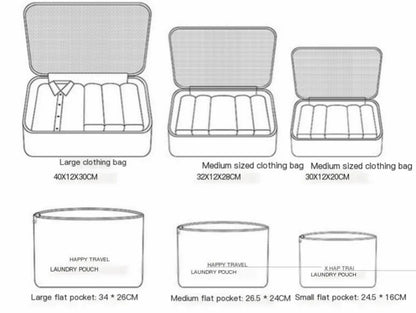 Portable Travel Luggage Packing Cubes