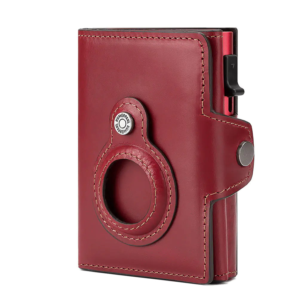 RFID Anti-Magnetic Automatic Cowhide Anti-Lost Wallet
