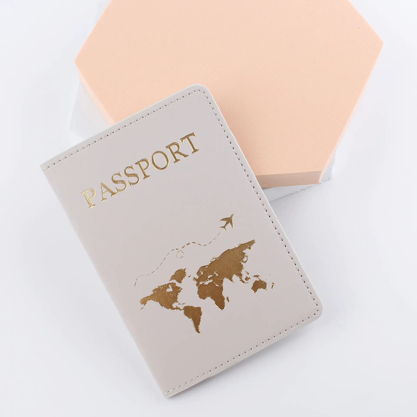 Leather Passport Holder Travel Document Case Protector