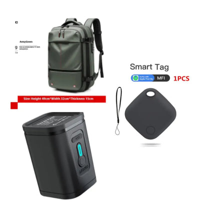 Business Travel Vacuum Compression Backpack